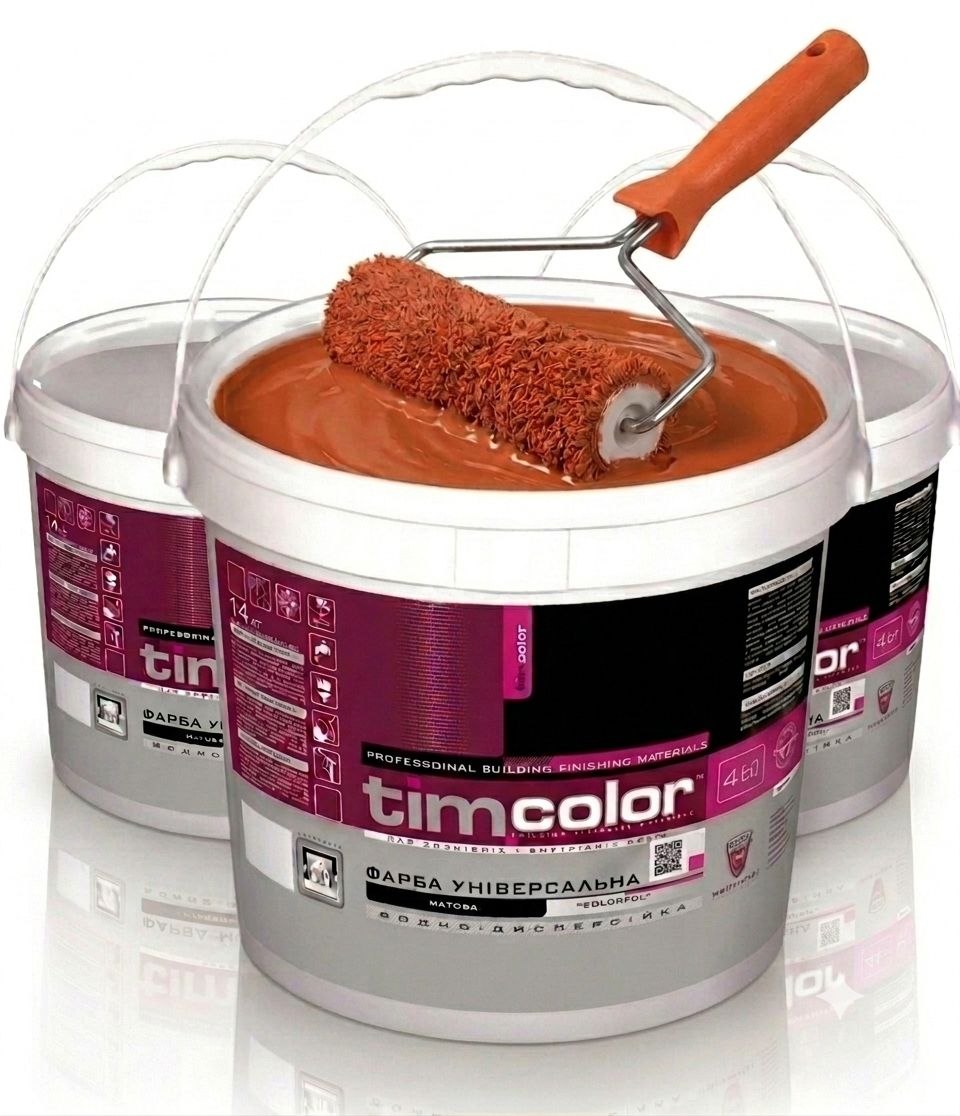 Фарба універсальна TimColor 460 (Матова, "Colorful", водно-дисперсійна)